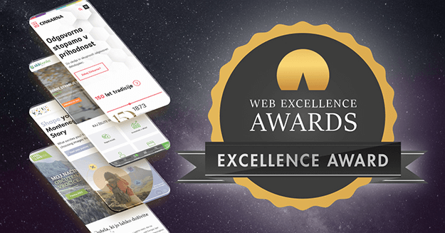 Nagrada Web Excellence Awards.