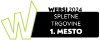 Award logo Nagrada Websi 2024  - 1. mesto v kategoriji Spletne trgovine