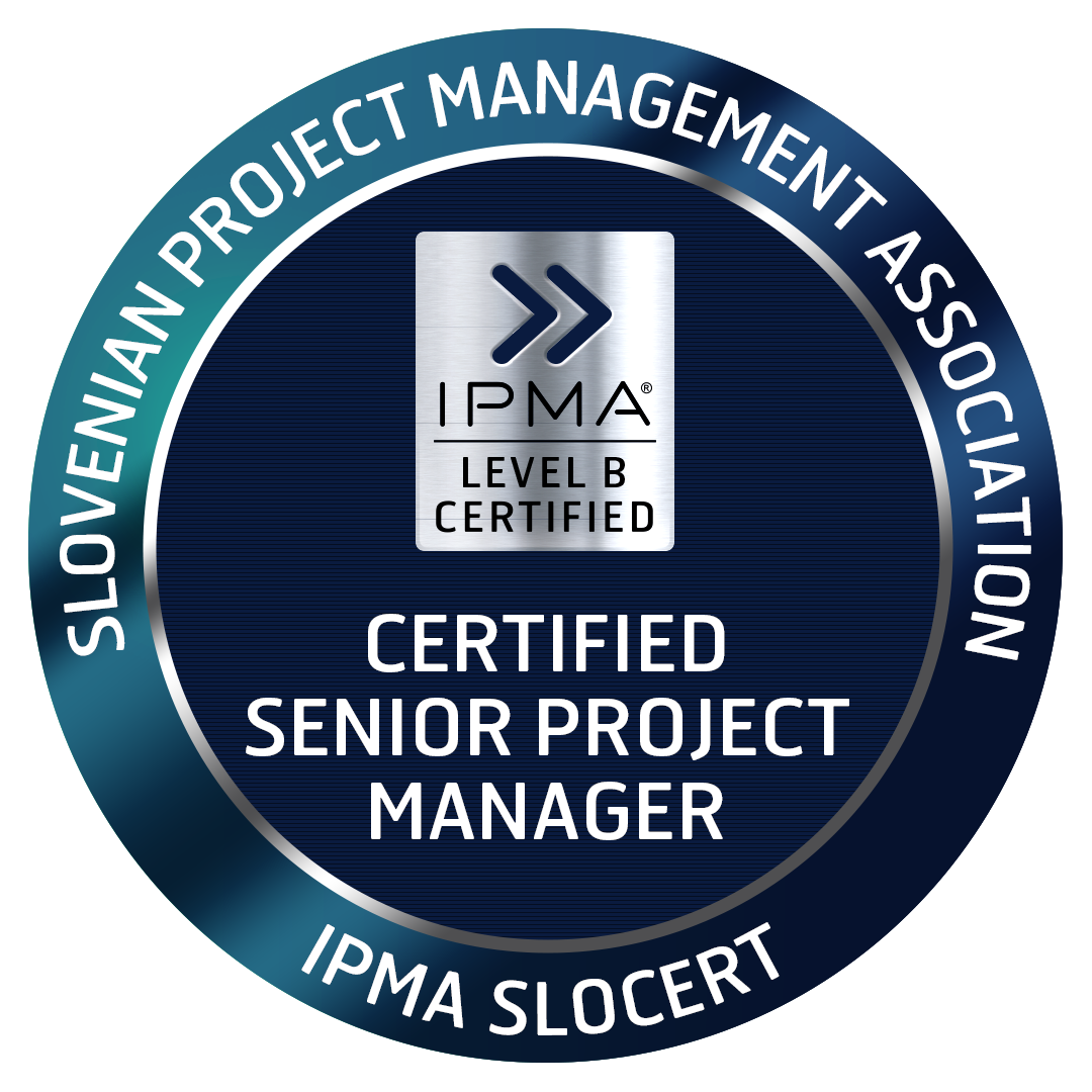 Certified senior project manager